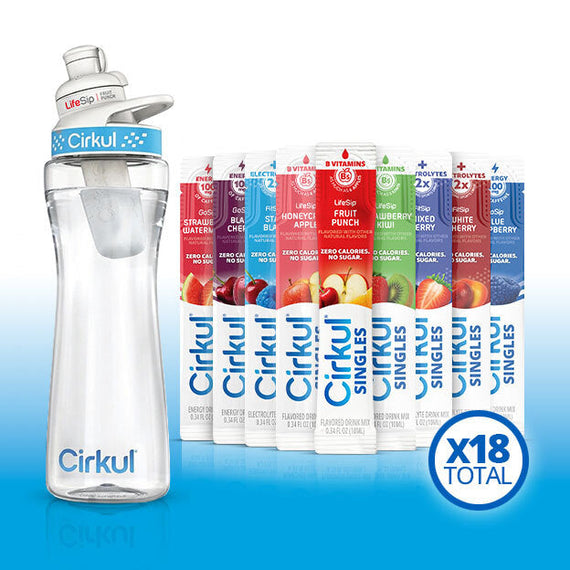 22oz. Plastic Bottle & GoSip® Black Cherry C5
